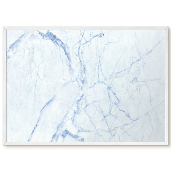 Magnetyczna tablica ozdobna w białej ramie, 70x50 Wallfluent, 8227997