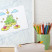 Magnetyczna tablica ozdobna w białej ramie, 70x50 Wallfluent, 8228002