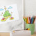 Magnetyczna tablica ozdobna w białej ramie, 70x50 Wallfluent, 8228051