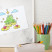 Magnetyczna tablica ozdobna w białej ramie, 50x50 Wallfluent, 8228205