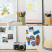 Magnetyczna tablica ozdobna w białej ramie, 60x40 Wallfluent, 8228295
