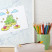 Magnetyczna tablica ozdobna w białej ramie, 60x40 Wallfluent, 8228296