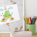 Ozdobna tablica na magnesy w białej ramie, 100x70 Wallfluent, 8234479