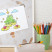 Ozdobna tablica na magnesy w białej ramie, 70x50 Wallfluent, 8234563