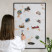 Ozdobna tablica na magnesy w czarnej ramie, 100x70 Wallfluent, 8234573