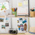 Ozdobna tablica na magnesy w białej ramie, 80x60 Wallfluent, 8234604