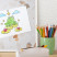 Ozdobna tablica na magnesy w białej ramie, 80x60 Wallfluent, 8234605