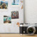 Ozdobna tablica na magnesy w srebrnej ramie, 50x50 Wallfluent, 8234836