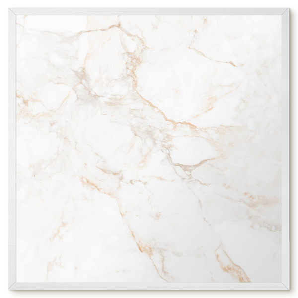 Tablica magnetyczna do salonu w białej ramie, 50x50 Wallfluent, 8235507