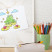 Tablica magnetyczna do salonu w białej ramie, 50x50 Wallfluent, 8235512