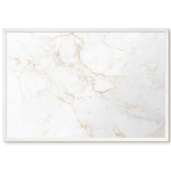 Tablica magnetyczna do salonu w białej ramie, 60x40 Wallfluent, 8235745