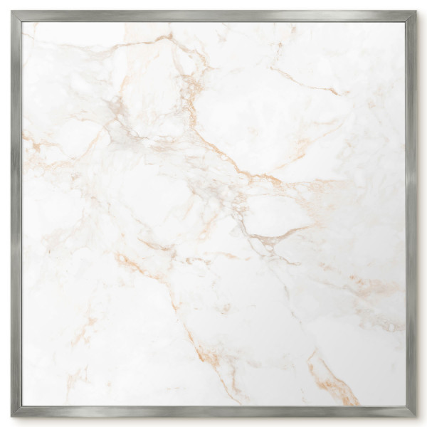 Tablica magnetyczna do salonu w srebrnej ramie, 50x50 Wallfluent, 8235808