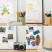 Tablica magnetyczna do salonu w srebrnej ramie, 50x50 Wallfluent, 8235812