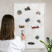 Tablica magnetyczna do salonu w białej ramie, 100x70 Wallfluent, 8236033