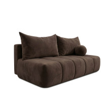 Produkt: Sofa Rozkładana Kanapa z Funkcją Spania Dwuosobowa Do Salonu Brązowy SARIA