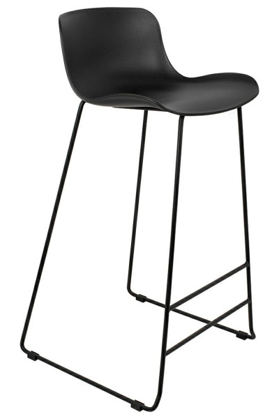 Krzesło barowe COMA czarne, 823688