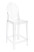 Inny kolor wybarwienia: Krzesło barowe VICTORIA 65 cm transparentne