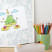 Tablica magnetyczna z nadrukiem w białej ramie, 70x50 Wallfluent, 8238311