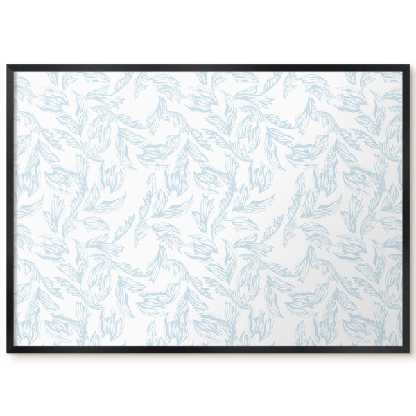 Tablica magnetyczna z nadrukiem w czarnej ramie, 70x50 Wallfluent, 8238341