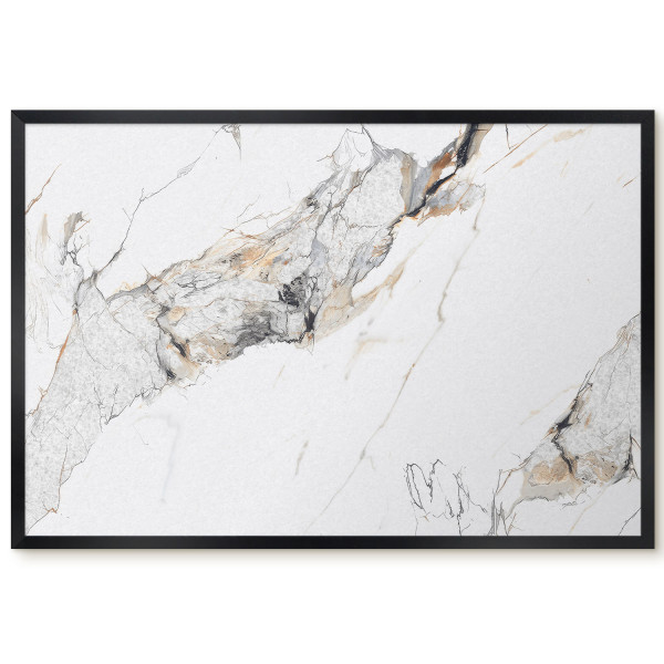 Tablica magnetyczna z nadrukiem w czarnej ramie, 60x40 Wallfluent, 8238369