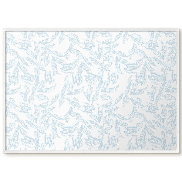 Tablica magnetyczna z nadrukiem w białej ramie, 100x70 Wallfluent, 8238383
