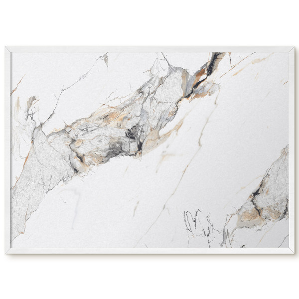 Tablica magnetyczna z nadrukiem w białej ramie, 70x50 Wallfluent, 8238453