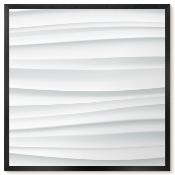 Tablica magnetyczna z nadrukiem w czarnej ramie, 50x50 Wallfluent, 8238488