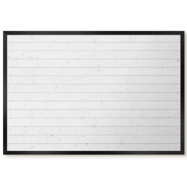 Tablica magnetyczna z nadrukiem w czarnej ramie, Białe deski 60x40, 8238733