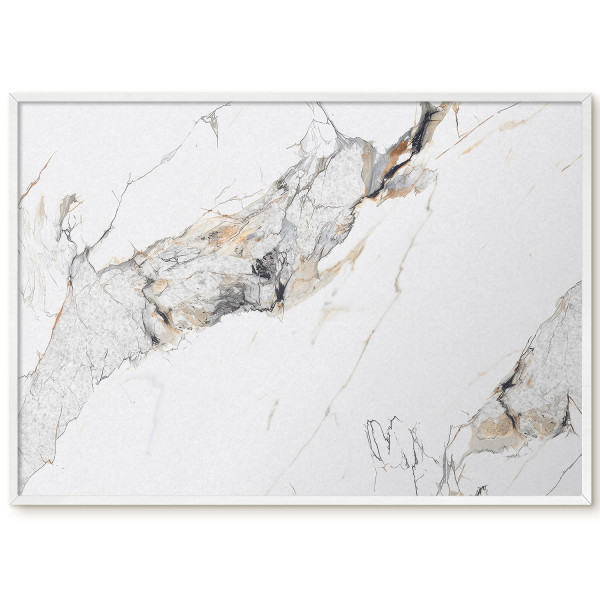 Tablica magnetyczna z nadrukiem w białej ramie, 100x70 Wallfluent, 8238929