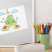 Tablica magnetyczna ozdobna w białej ramie, 70x50 Wallfluent, 8239030