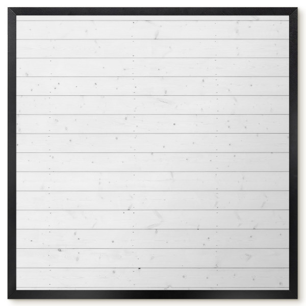 Tablica magnetyczna z nadrukiem w czarnej ramie, Białe deski 50x50, 8239088