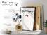 Tablica magnetyczna z nadrukiem w czarnej ramie, Białe deski 50x50, 8239090
