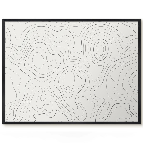 Tablica magnetyczna z nadrukiem w czarnej ramie, 80x60 Wallfluent, 8239095