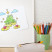 Tablica magnetyczna z nadrukiem w białej ramie, 70x50 Wallfluent, 8239156