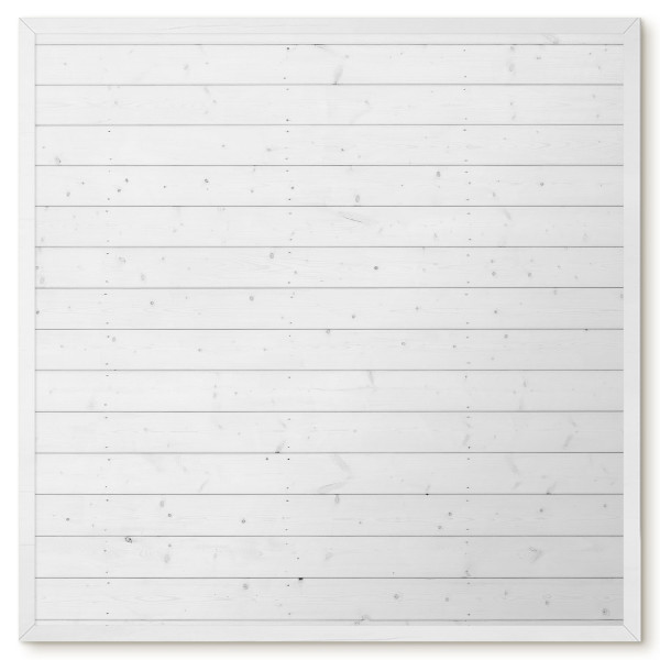 Tablica magnetyczna z nadrukiem w białej ramie, Białe deski 50x50, 8239186