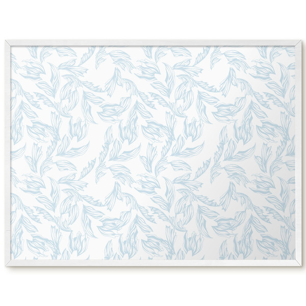 Tablica magnetyczna z nadrukiem w białej ramie, 80x60 Wallfluent, 8239277