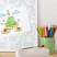 Tablica magnetyczna z nadrukiem w białej ramie, 80x60 Wallfluent, 8239282