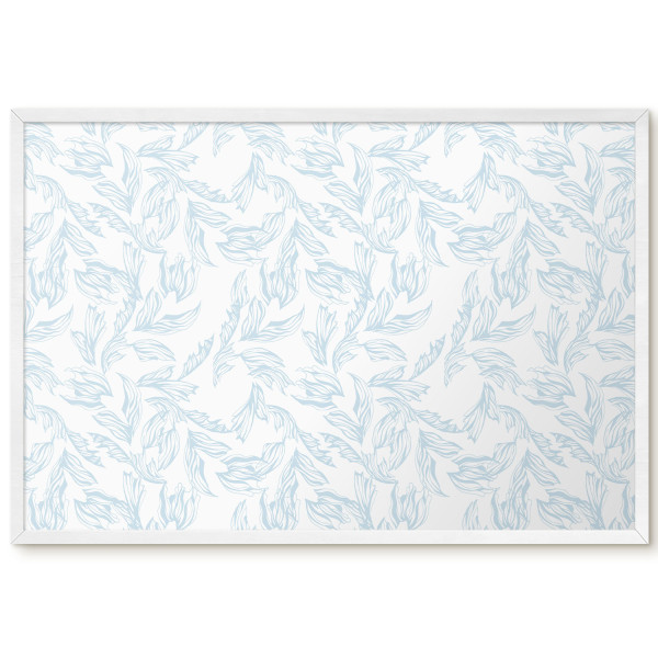 Tablica magnetyczna z nadrukiem w białej ramie, 60x40 Wallfluent, 8239340