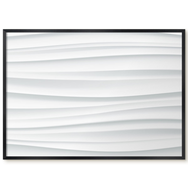 Tablica magnetyczna z nadrukiem w czarnej ramie, 70x50 Wallfluent, 8239452