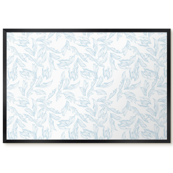 Tablica magnetyczna z nadrukiem w czarnej ramie, 60x40 Wallfluent, 8239536