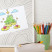 Tablica magnetyczna z nadrukiem w białej ramie, 80x60 Wallfluent, 8239569
