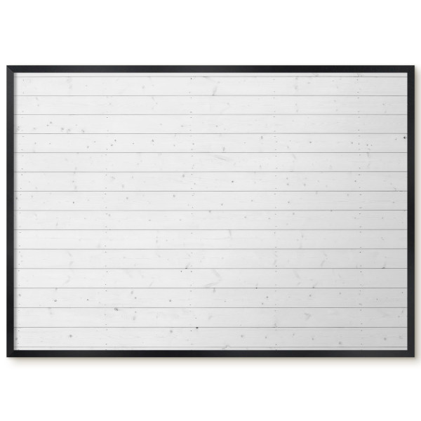 Tablica magnetyczna z nadrukiem w czarnej ramie, Białe deski 70x50, 8239620