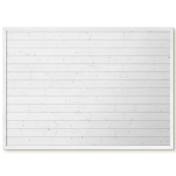 Tablica magnetyczna z nadrukiem w białej ramie, Białe deski 70x50, 8239676
