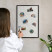 Tablica magnetyczna z nadrukiem w czarnej ramie, 60x40 Wallfluent, 8239691