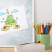 Tablica magnetyczna z nadrukiem w białej ramie, 80x60 Wallfluent, 8239828