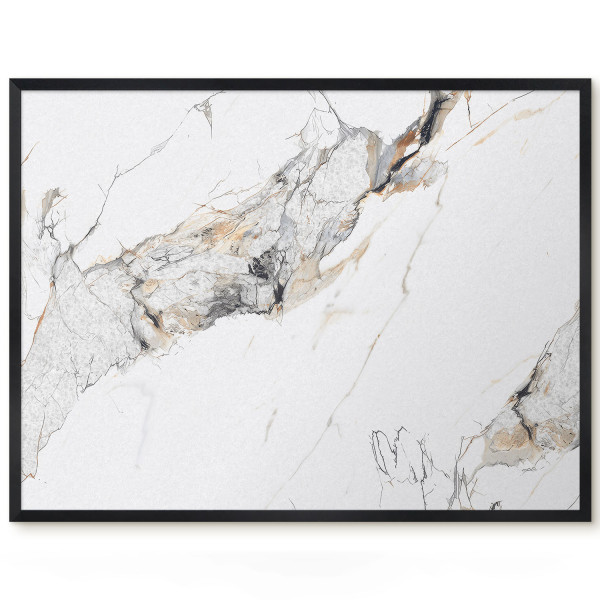 Tablica magnetyczna z nadrukiem w czarnej ramie, 80x60 Wallfluent, 8239935