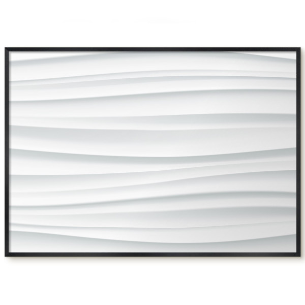 Tablica magnetyczna z nadrukiem w czarnej ramie, 100x70 Wallfluent, 8239949