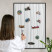 Tablica magnetyczna z nadrukiem w czarnej ramie, 100x70 Wallfluent, 8239950