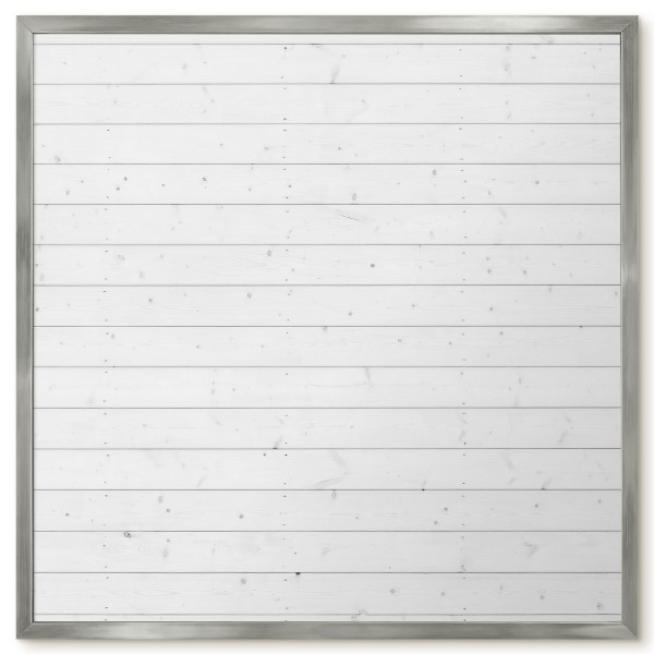 Tablica magnetyczna z nadrukiem w srebrnej ramie, Białe deski 50x50, 8239970