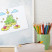 Tablica magnetyczna z nadrukiem w białej ramie, 50x50 Wallfluent, 8239989